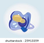 vector baby nipple. | Shutterstock .eps vector #25913359