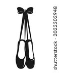 Hanging Pointe Shoes Clipart ...