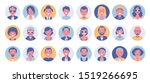 people avatar big bundle set.... | Shutterstock .eps vector #1519266695