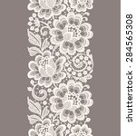 White Lace. Vertical Seamless...
