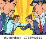 good business team concept. pop ... | Shutterstock .eps vector #1783943912
