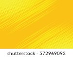 yellow side hatch with halftone ... | Shutterstock .eps vector #572969092