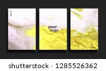 vector cards. set of templates... | Shutterstock .eps vector #1285526362