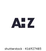 ahz logo. vector graphic... | Shutterstock .eps vector #416927485