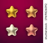 3d realistic stars collection... | Shutterstock .eps vector #1969826092