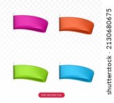 3d corlorfull ribbon sale tag... | Shutterstock .eps vector #2130680675