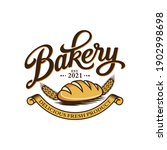 vintage retro bakery logo... | Shutterstock .eps vector #1902998698