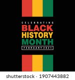 black history month february... | Shutterstock .eps vector #1907443882