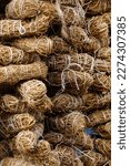 Small photo of Dried vetiver roots, Khus Roots, Cooling properties: Roots of vetiver are considered to be extremely cooling for the body. It reduces the body heat and is a great alkaliser, for sale in Pune, India.