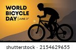 World Bicycle Day Background...