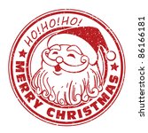 Christmas Santa Rubber Stamp Free Stock Photo - Public Domain Pictures