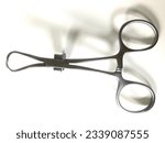 Small photo of Doek Clamp or Babcock clamps are tool used to clamp cloth, especially surgical cloth which is a cloth with a hole in the middle that is placed over the body to be operated on.
