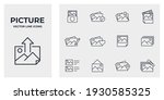 set of photo icon. image pack... | Shutterstock .eps vector #1930585325