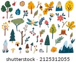 forest plants clipart... | Shutterstock .eps vector #2125312055
