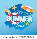 summer vacation baner layout... | Shutterstock .eps vector #2007238565