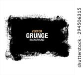 grunge black background  vector | Shutterstock .eps vector #294506315