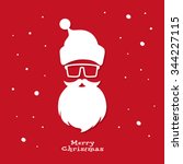 Christmas Greeting Card. Santa...