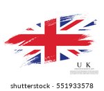 flag of the united kingdom of... | Shutterstock .eps vector #551933578