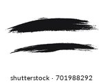 black horizontal vector brush... | Shutterstock .eps vector #701988292