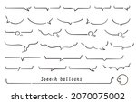 a simple handwritten monochrome ... | Shutterstock .eps vector #2070075002