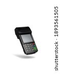 Small photo of It is a dormant black card payment machine floating in the air. If you need a picture of the card terminal, please use this picture