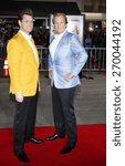 Small photo of Jim Carrey and Jeff Daniels at the Los Angeles premiere of 'Dumb And Dumber To' held at the Regency Village Theatre in Los Angeles on November 3, 2014 in Los Angeles, California.