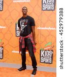 Small photo of Chris Bosh at the Nickelodeon Kids' Choice Sports Awards 2016 held at the UCLA's Pauley Pavilion in Westwood, USA on July 14, 2016.