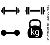 weight icons set | Shutterstock .eps vector #339907568