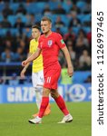 Small photo of 03.07.2018. MOSCOW, Russia:JAMIE VARDY in action during the Round-16 Fifa World Cup Russia 2018 football match between COLOMBIA VS ENGLAND in Spartak Stadium.