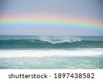 A Rainbow Over The Waves