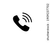 phone call icon. contact us ... | Shutterstock .eps vector #1909237702