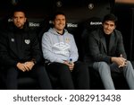 Small photo of 27th November 2021; Mestalla Stadium, Valencia, Spain; La Liga football, Valencia CF versus Rayo Vallecano; Rayo Vallecano head coach Andoni Iraola