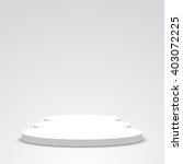 white podium. pedestal. scene.... | Shutterstock .eps vector #403072225