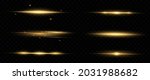 yellow horizontal lens flares... | Shutterstock .eps vector #2031988682