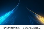 abstract speed fast line sci fi ... | Shutterstock .eps vector #1807808062