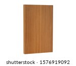 Wooden decking samples. samples of decking on white isolated background, sample for construction.