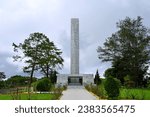 Small photo of PHETCHABUN, THAILAND – OCTOBER 15, 2022: A view of Khao Kho Sacrifice Memorial on the morning at Khao Kho district in Phetchabun province of Thailand.