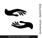 hand palm | Shutterstock .eps vector #364027028