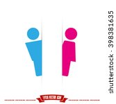 Man And Woman Icon Vector...