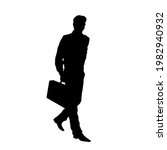 business man with suitcase... | Shutterstock .eps vector #1982940932