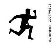 businessman running or jumping... | Shutterstock .eps vector #2024798528