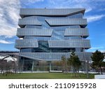 Small photo of New York, NY USA - January 20, 2022 : Columbia Business School's Henry Kravis Hall designed by Diller Scofidio + Renfro in Manhattanville, New York City