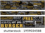 vector food chalk  restaurant... | Shutterstock .eps vector #1959034588