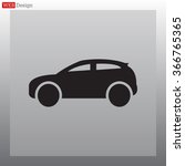 car icon. vector illustration | Shutterstock .eps vector #366765365