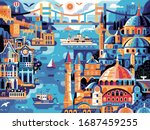 Summer Istanbul Travel Poster...