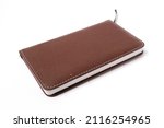 photo realistic brown leather... | Shutterstock . vector #2116254965