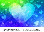light blue  green vector ... | Shutterstock .eps vector #1301308282