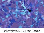 light pink  blue vector pattern ... | Shutterstock .eps vector #2175405585