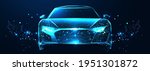 car. abstract vector 3d modern... | Shutterstock .eps vector #1951301872