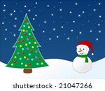 winter scene | Shutterstock .eps vector #21047266